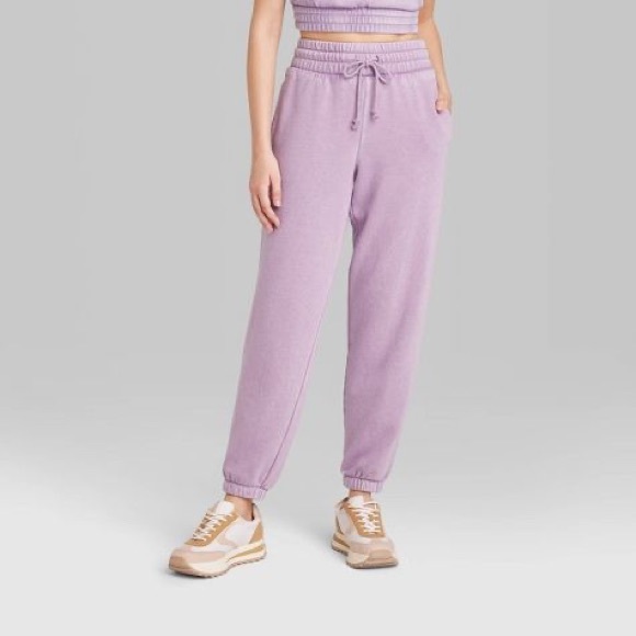 🧡 Wild Fable Sweatsuit Sweatshirt Joggers Bra Tank Target Berry Pink - Picture 8 of 9